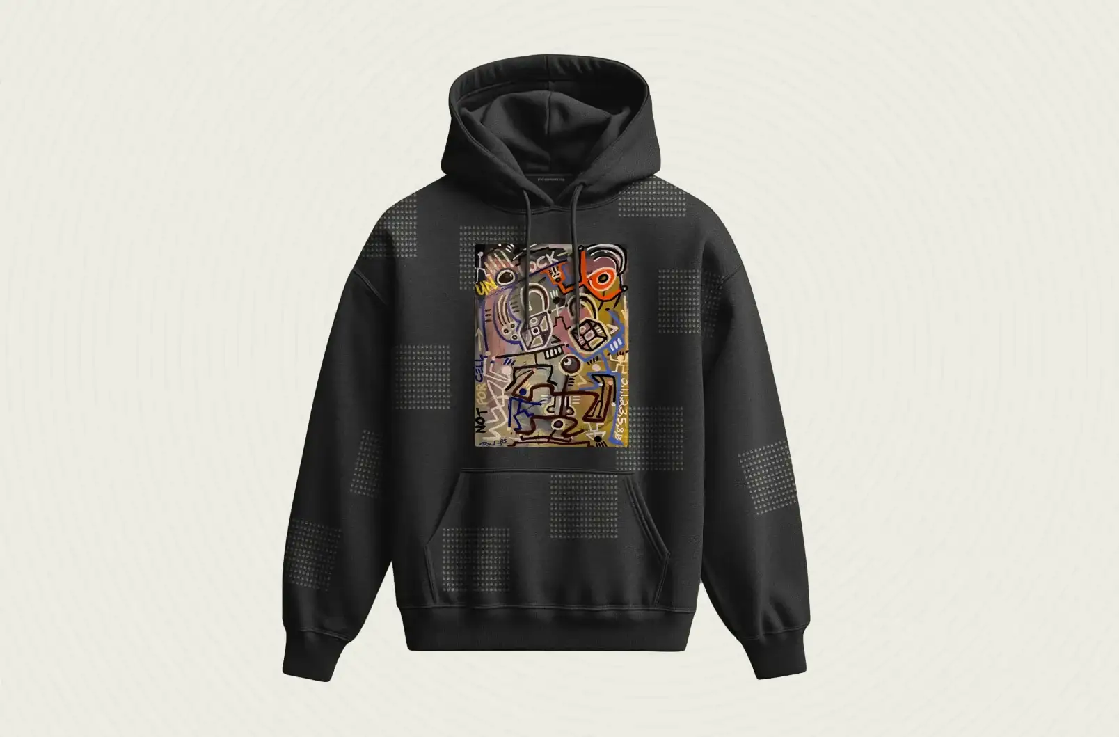 The 8,094 hoodie, flat
